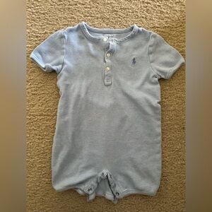 Ralph Lauren Blue Striped Kids Bodysuit